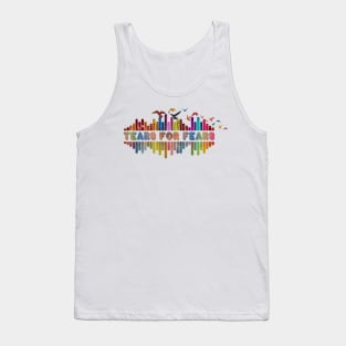 Tone Color Wave With Name-Tears For Fears Tank Top